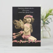 Cupid lädt Sie herzlich ein - Einladung zur Hochze (Stehend Vorderseite)