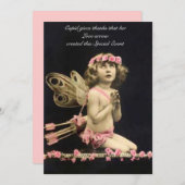 Cupid lädt Sie herzlich ein - Einladung zur Hochze (Vorne/Hinten)