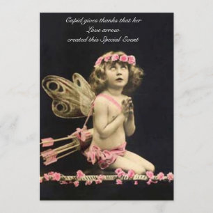 Cupid lädt Sie herzlich ein - Hochzeitseinladung Einladung