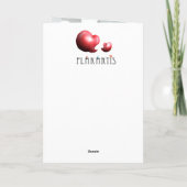 Cupid Lemur with Arrows of Love – Sweet Romantic Karte (Rückseite)