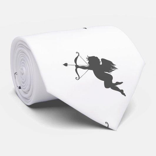 Cupid-Liebe-Silhouette Krawatte (Gerollt)
