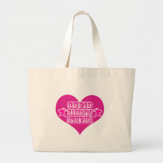 Cupid macht Sie zum perfekten Valentindesign Jumbo Stoffbeutel
