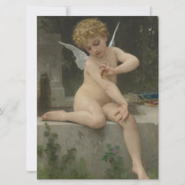 Cupid mit Schmetterling (von Bouguereau) Karte
