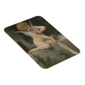 Cupid mit Schmetterling (von Bouguereau) Magnet (Rechte Seite)