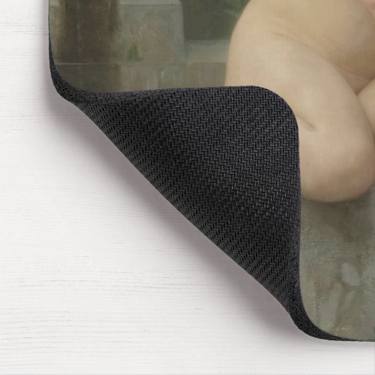 Cupid mit Schmetterling (von Bouguereau) Mousepad (Ecke)