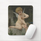 Cupid mit Schmetterling (von Bouguereau) Mousepad (Mit Mouse)