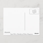 Cupid mit Schmetterling von William Bouguereau Postkarte (Rückseite)