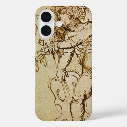 Cupid mit Violine von Domenico Campagnola Case-Mate iPhone Hülle (Rückseite)