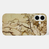 Cupid mit Violine von Domenico Campagnola Case-Mate iPhone Hülle (Rückseite (Horizontal))