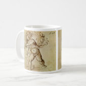Cupid mit Violine von Domenico Campagnola Kaffeetasse (Vorderseite Links)