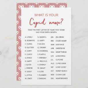 Cupid Name Game Valentine's Day Party