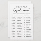 Cupid Name Game Valentine's Day Party (Vorne/Hinten)