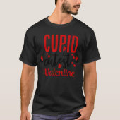 Cupid niedlich Valentine T-Shirt (Vorderseite)
