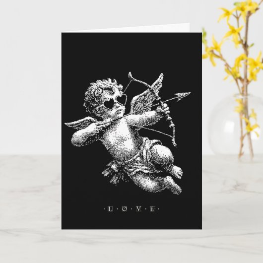 Cupid of Love Karte (Gelbe Blume)