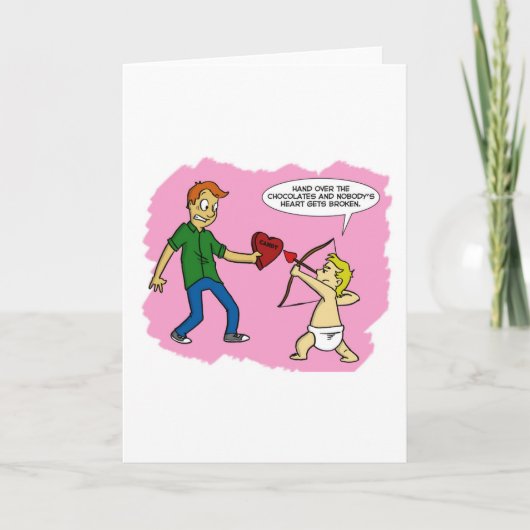 Cupid-Pfeil Karte (Vorderseite)