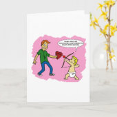 Cupid-Pfeil Karte (Gelbe Blume)