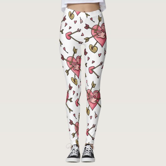 Cupid-Pfeile Leggings (Vorderseite)