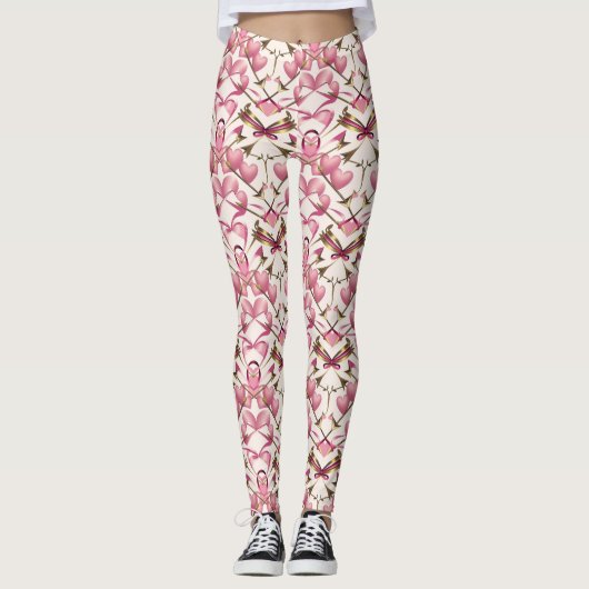 Cupid-Pfeile Leggings (Vorderseite)