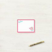 Cupid Pig Post-It Notes Klebezettel (Auf Schreibtisch)