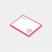 Cupid Pig Post-It Notes Klebezettel (angewinkelt)