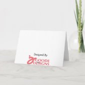 Cupid Pinguin Card Feiertagskarte (Rückseite)