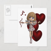 Cupid Postcard Postkarte (Vorne/Hinten)