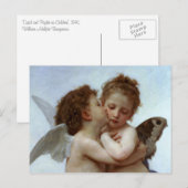 Cupid & Psyche als Kinder Valentine Feiertagspostkarte (Vorne/Hinten)