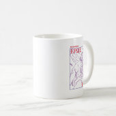 Cupid & Psyche Griechische Mythologie Klassiker Ei Kaffeetasse (VorderseiteRechts)