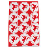CUPID RED LOVE VALENTINE`S DAY MITTLERE GESCHENKTÜTE (Rückseite)