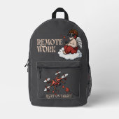 Cupid Remote Work, Valentine’s Day Bedruckter Rucksack (Vorderseite)