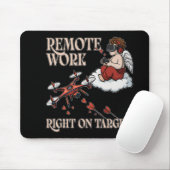 Cupid Remote Work, Valentine’s Day Mousepad (Mit Mouse)