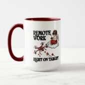 Cupid Remote Work, Valentine’s Day Tasse (Links)