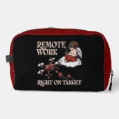 Cupid Remote Work, Valentine’s Day Waschbeutel (Vorderseite)