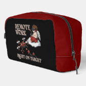 Cupid Remote Work, Valentine’s Day Waschbeutel (Rechte Ecke)