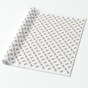 Cupid-Rentiere und Geschenke Geschenkpapier