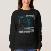 Cupid s Favorite Web Developer Romance Couple Men Sweatshirt (Vorderseite)