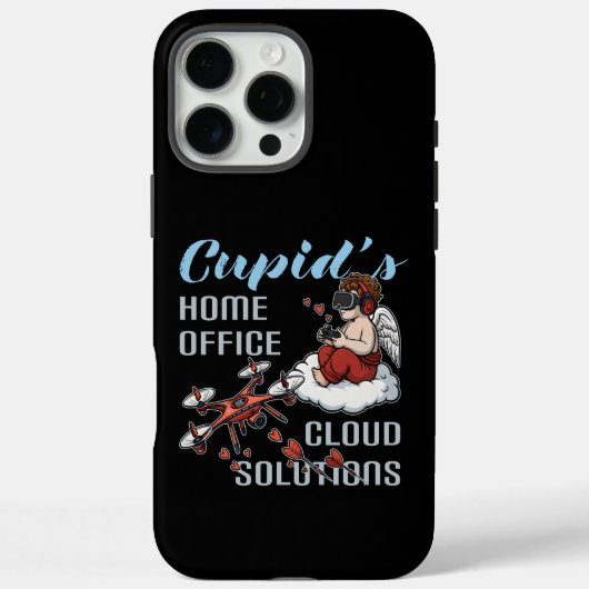 Cupid’s Home Office, Drone Valentine’s Day Case-Mate iPhone Hülle (Rückseite)