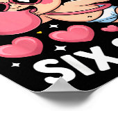 Cupid Says 67 Six Seven Meme Bubble Gum Valentines Poster (Ecke)