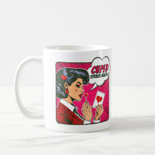 Cupid schlägt wieder zu - Valentinstag Kaffeetasse