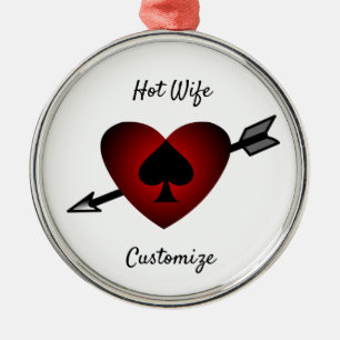 Cupid Schwarz Spade Thunder_Cove Ornament Aus Metall