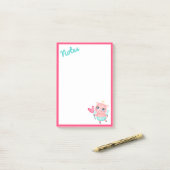 Cupid-Schwein-Post-It-Notizen Post-it Klebezettel (Auf Schreibtisch)