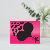 Cupid Shooting Hearts Feiertagskarte (Stehend Vorderseite)