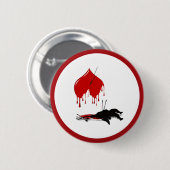 Cupid Shot Down (Anti-Valentin) Button (Vorne & Hinten)