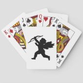 Cupid Silhouette Playing Cards Spielkarten (Rückseite)