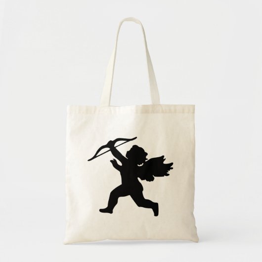 Cupid Silhouette Tote Bag Tragetasche (Vorne)