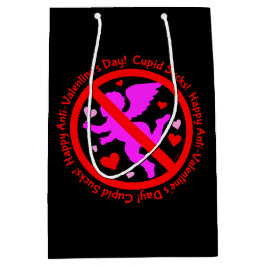 Cupid Sind zum Kotzen glücklichen Anti-Valentinsta Mittlere Geschenktüte