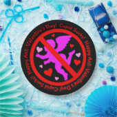 Cupid Sind zum Kotzen glücklichen Anti-Valentinsta Pappteller (Party)