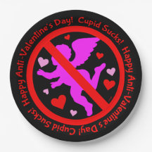Cupid Sind zum Kotzen glücklichen Anti-Valentinsta