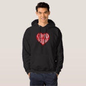 Cupid Squad Heart Funny Best friend Group Valentin Hoodie (Vorne ganz)