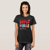 Cupid Squad Hearts Funny Valentine's Day Gifts Wom T-Shirt (Vorne ganz)